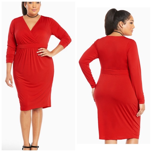 5x red dress
